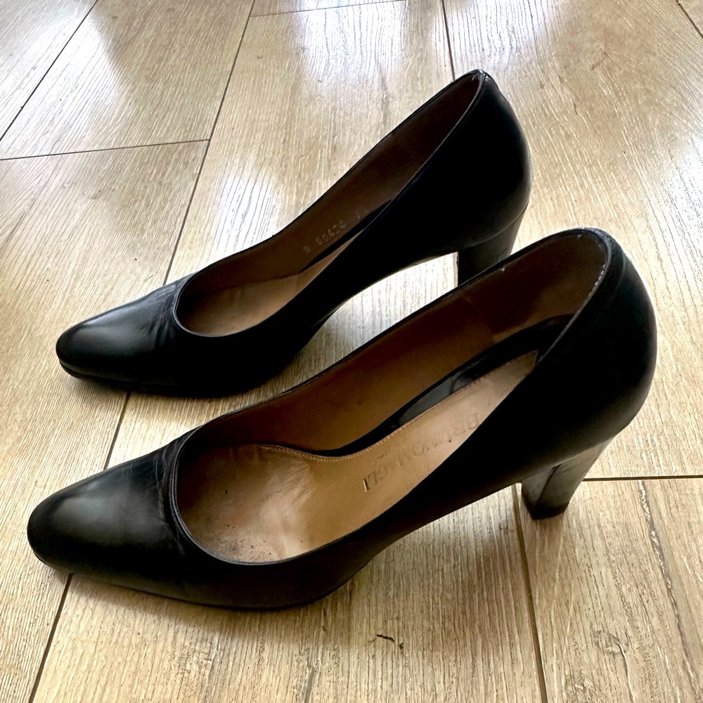 Bruno Magli Leather Denky Pumps